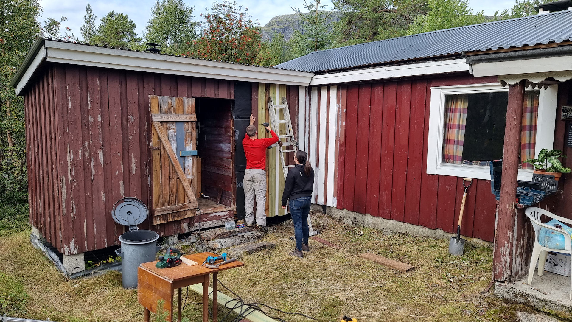 Entrance side Cladding