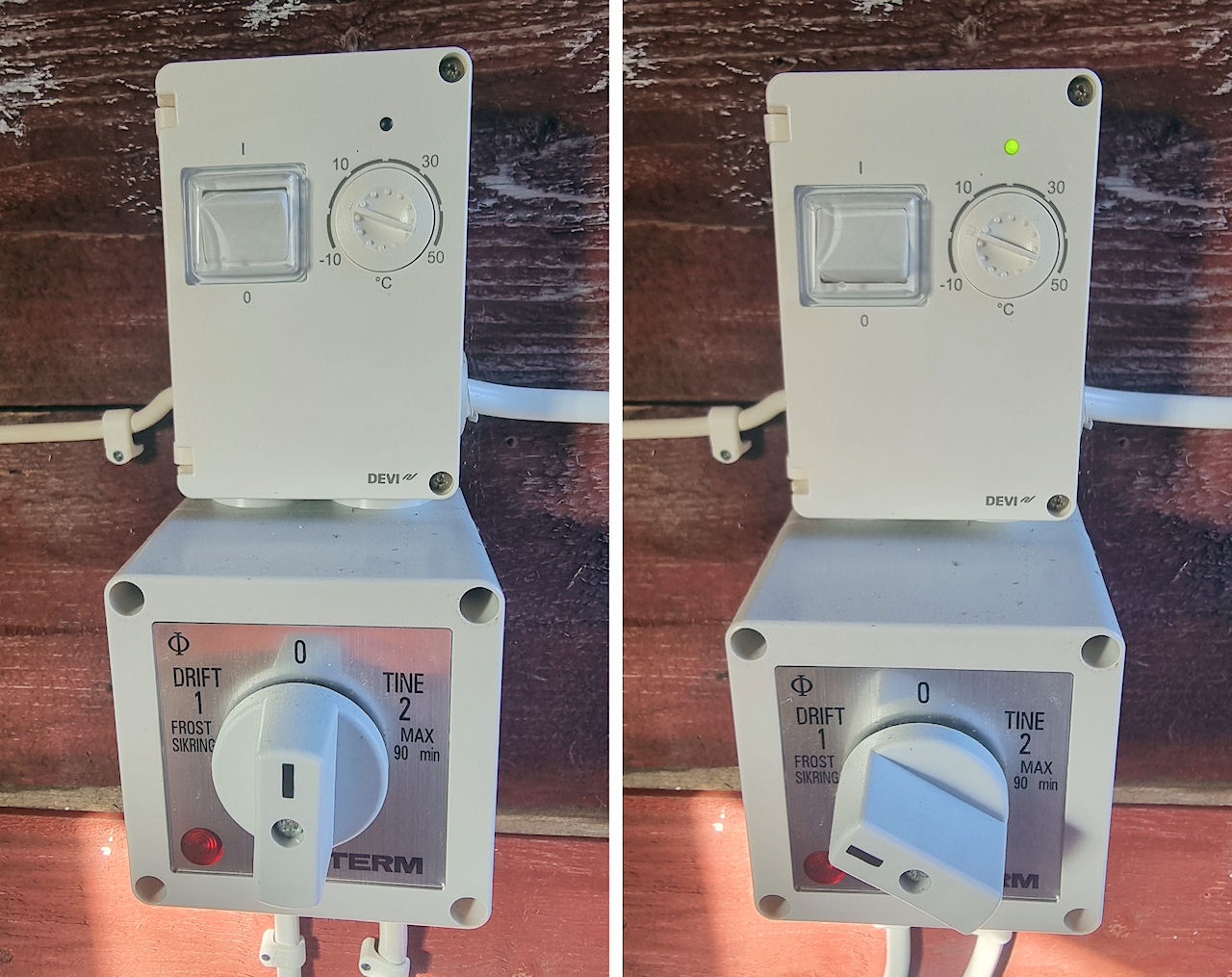Mains water Thermostat